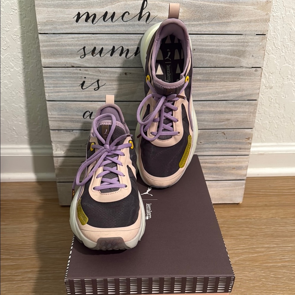 Puma Women's Sneakers in Pink and Purple